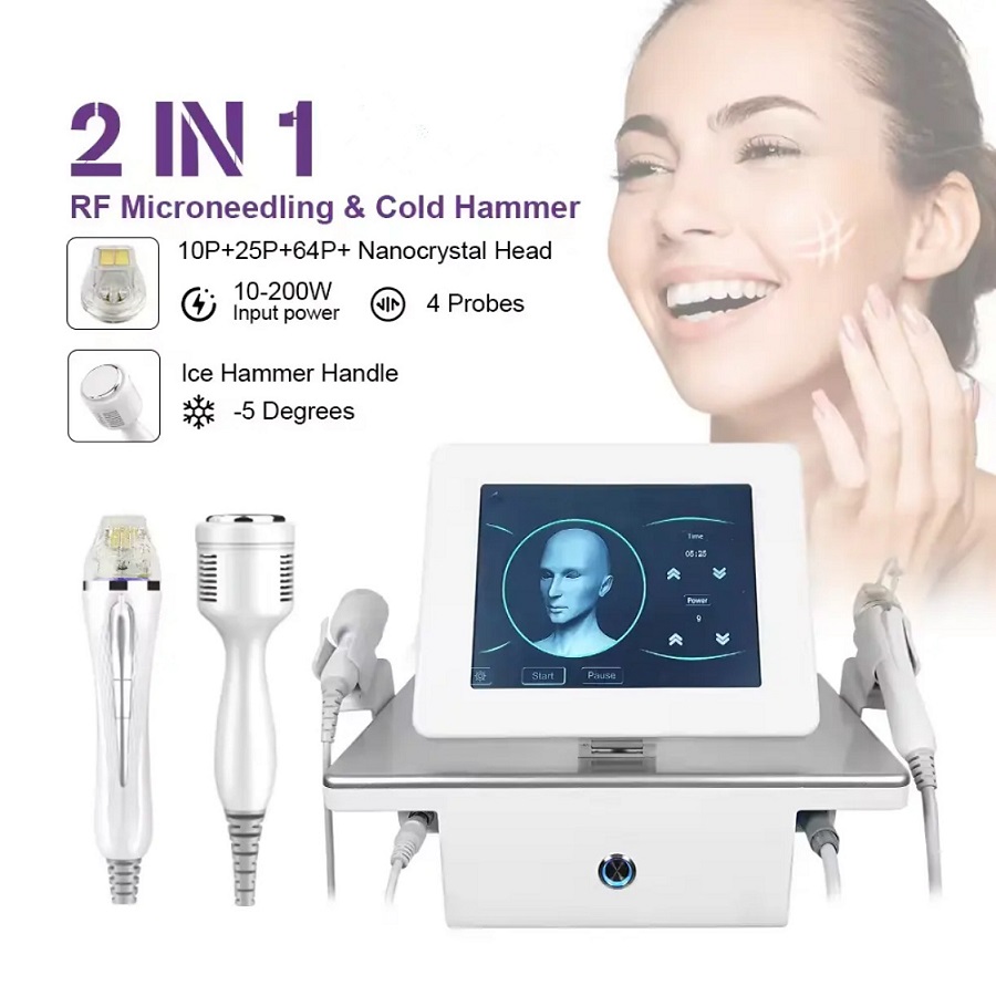 Microneedle Rf Golden Microneedling Radio Frequency Wrinkle Removal Skin Tightening Machine