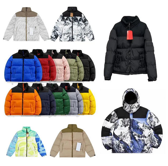 Mens winter Jacket Women splice Down hooded embroidery Down Jacket Warm Parka Coat Men Puffer Jackets Letter Print Outwear Multiple Colour printing jackets