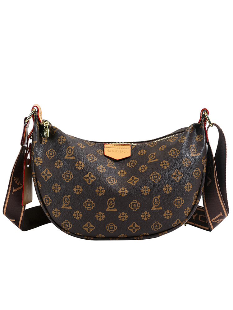 Hot Free shipping designer for womens shoulder bags khaki brown New Fashionable Versatile Handheld Bucket Old Flower Single Shoulder Crossbody Bag