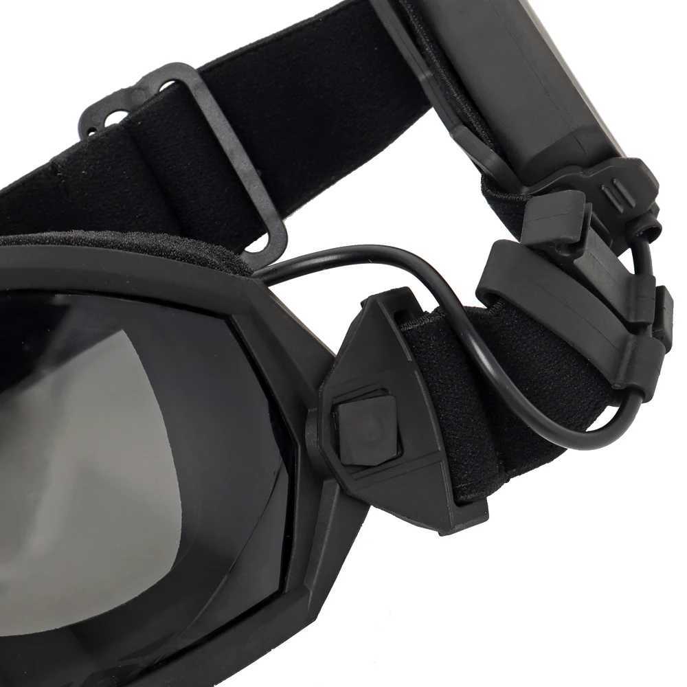 Tactical Protective Goggs With Micro Fan Hunting Airsoft Paintball Goggs Scratchresistant Motocross Riding Safety Eyewear Y250919