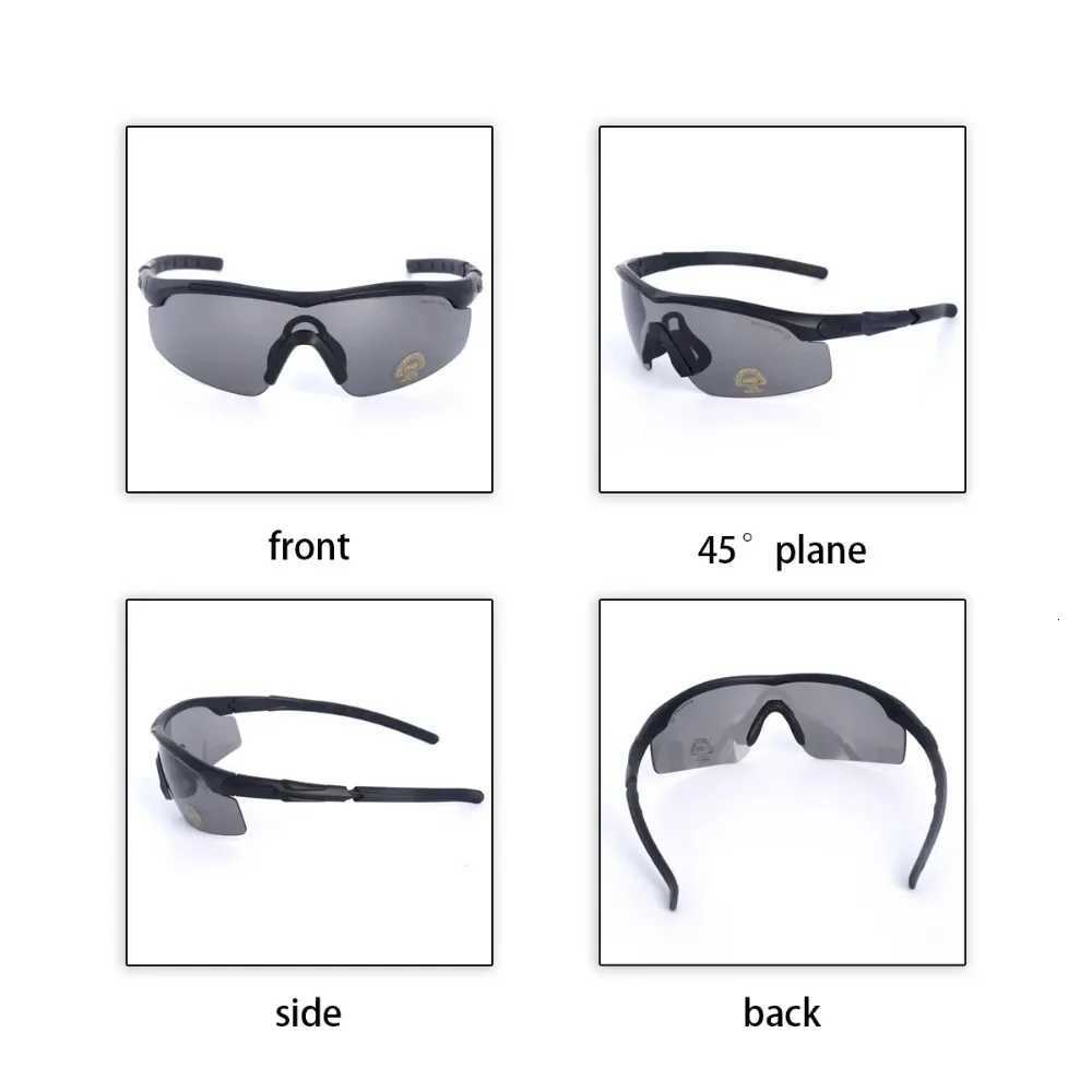 Military Tactical Goggs Airsoft Windproof Shooting Glasses HD 6 ns Motocross Motorcyc Mountaineering Rock Climbing Glasses Y250919