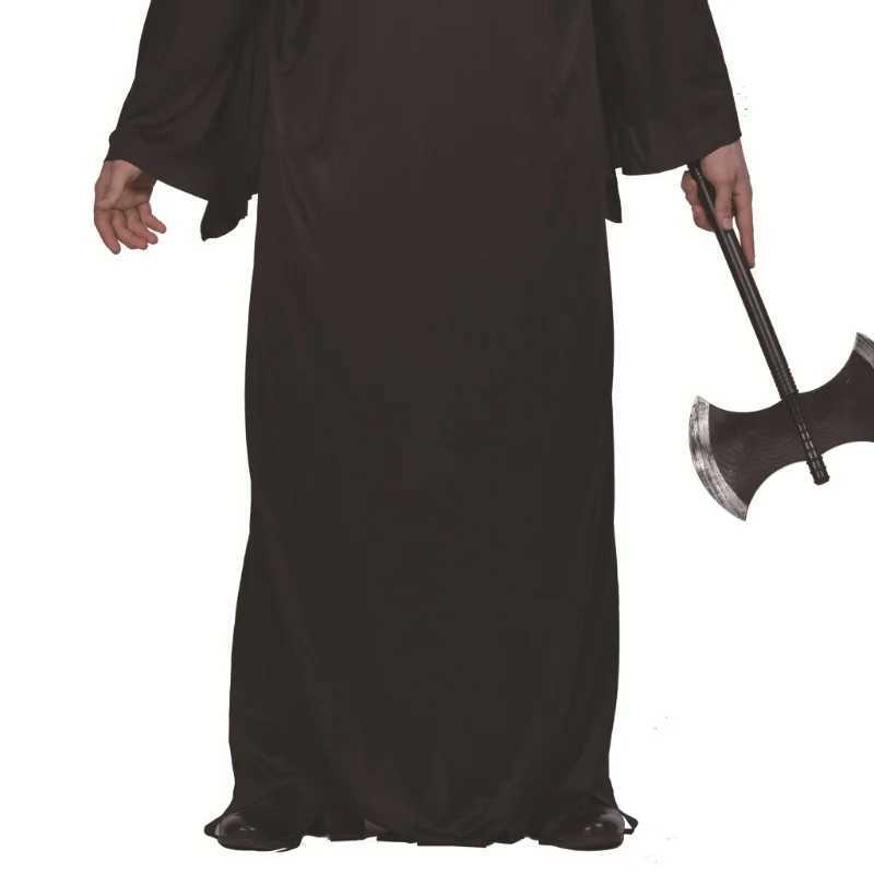 Prop Costume Unisex Death Cloak Halloween Costume Cool Black Robed Warrior Cospaly L250918
