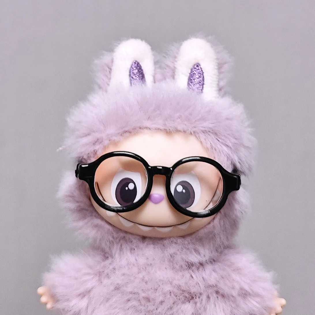 Doll Clothes Accessories Labubu Glasses Plastic Sunglasses For 10cm Labubu V4 The Monsters Pin for Love Series Ropa Labubu C250919
