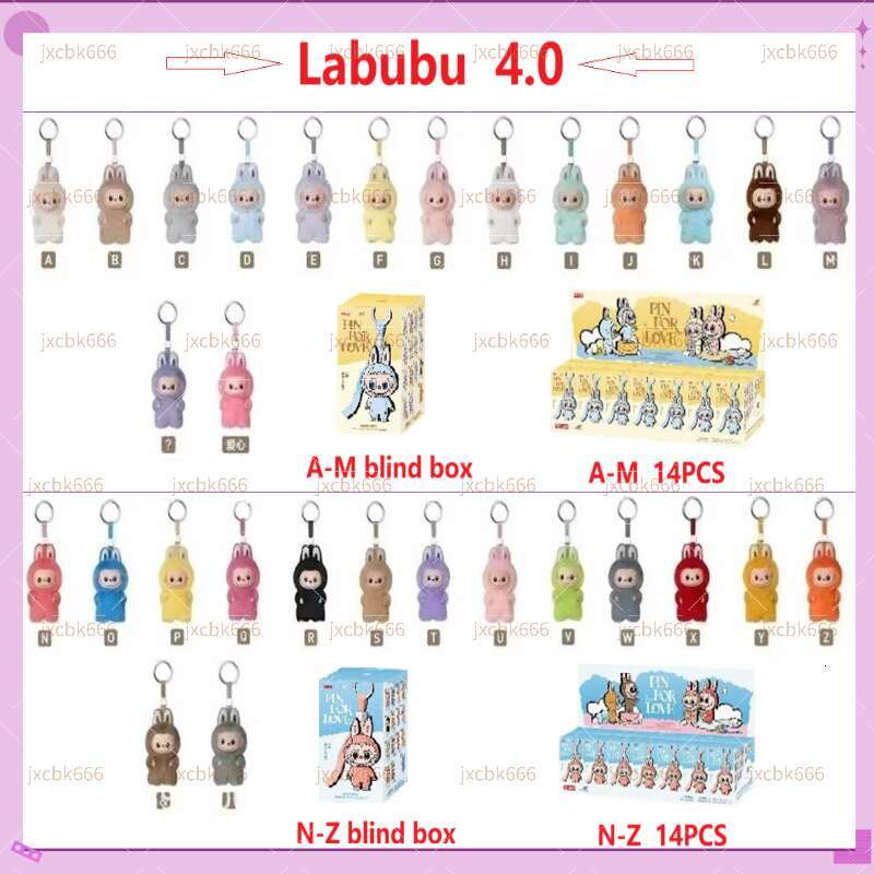 Labubu doll V4.0Collection Blind Box Monsters Big Into Energy Series labubu Doll Keychain Decor Gift blind bag with box