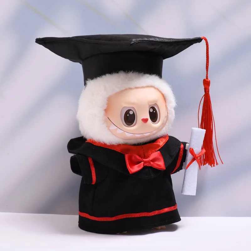 Dolls Baby Clothes for Labubu Bachelors degree Highquality Dress The Monster Outfit Accessories graduate Gift Kids C250919