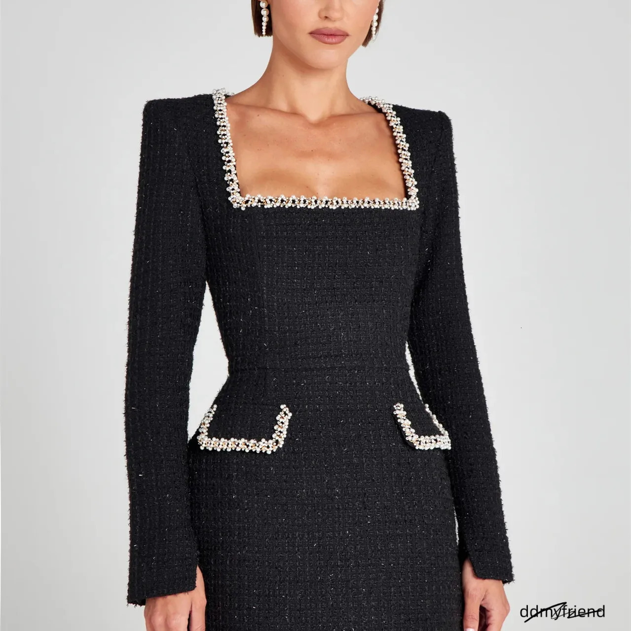 Free Shipping Designer Dress For Women Commuting In One Step Skirt Wrapped Buttocks And Slimming ddmyfriend