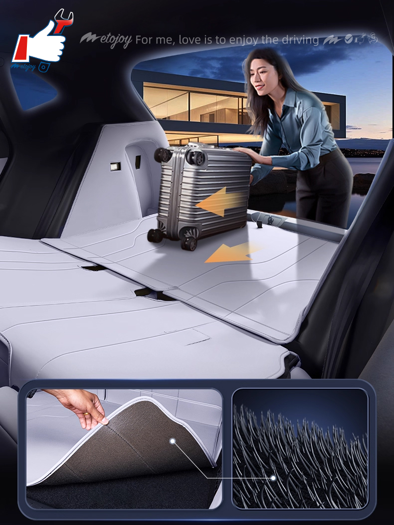For BYD ATTO 2 YUAN UP 2025 Car Trunk Mat Custom Fit Cargo Mat 3D Shaped Trunk Liner XPE Trunk Protection Mat Chair-Back Protection Mat Rear Trunk Ful