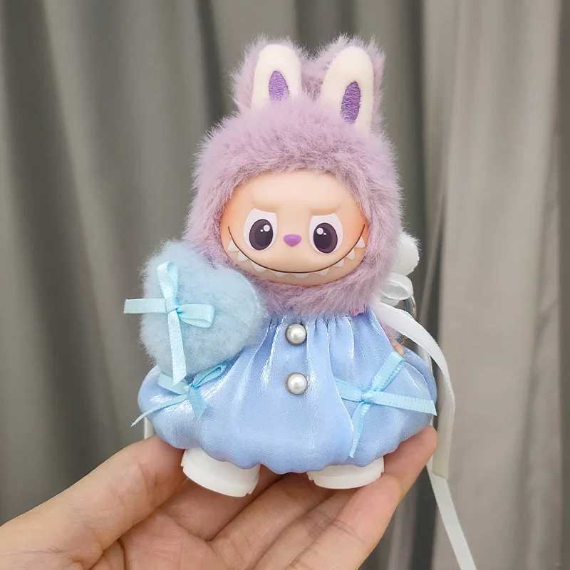 For Mini Labubu 40 The Monsters Pin for Love Series doll devil Angel Wings Panties Outfits for labubu Clothes Accessories C250919