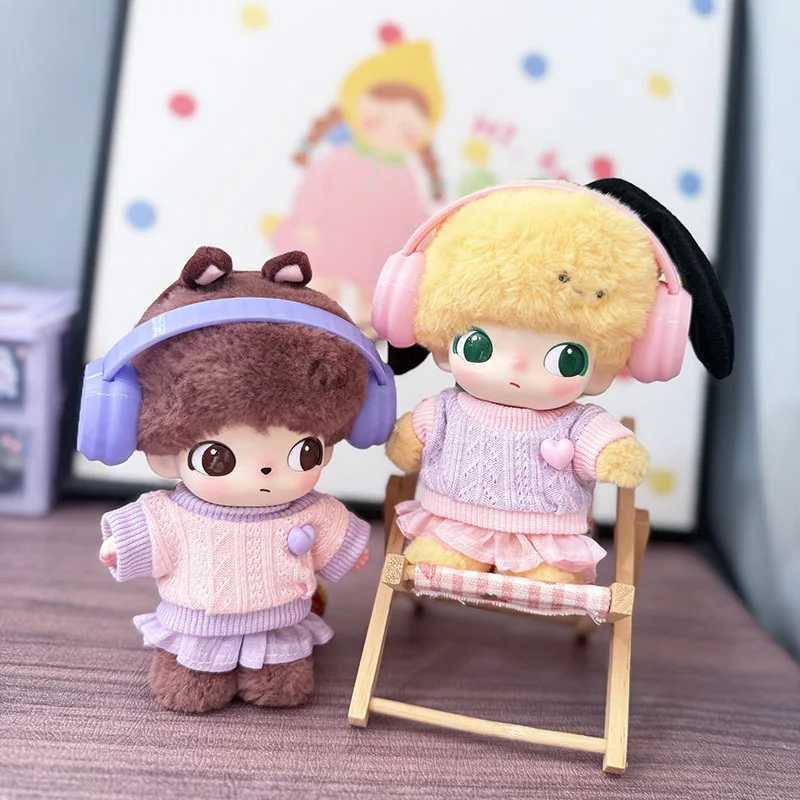 Labubu desgin Dolls Baby Clothes earphone style Highquality Dress The Monster Outfit Accessories Hooded Clothing Gift Kids C250919