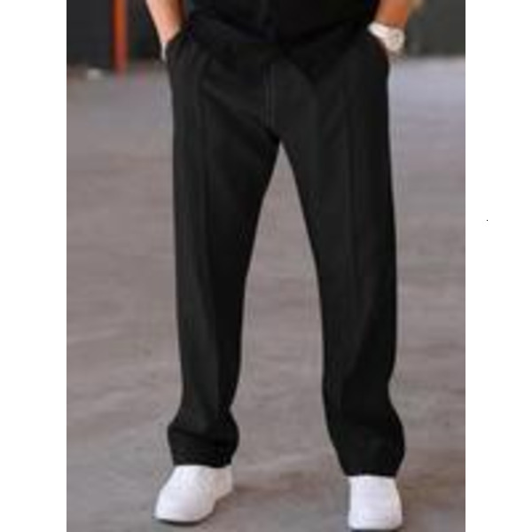 2025 New Cross Border Men's Spring/Summer Loose Straight Leg Athleisure Pants American Oversize Trousers