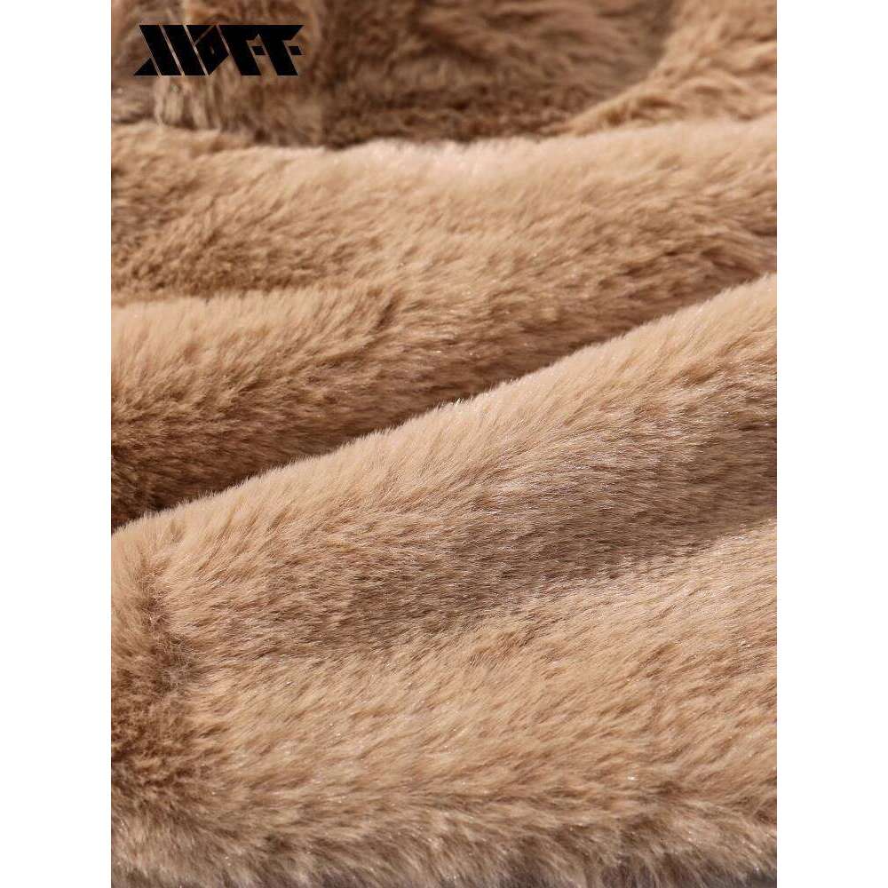 XXOFF Plush Winter New Small Ear Crossed Neck Warmer Dual-use Hat Warmth