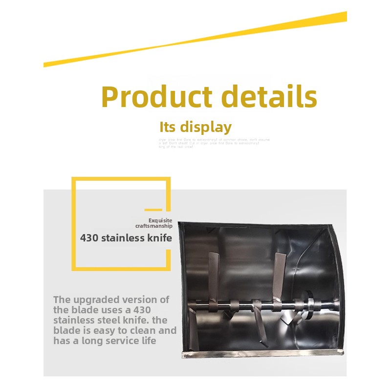 High - Efficiency Horizontal Color Mixing Machine, Multifunctional Stainless Steel Blender for Uniform Mixing