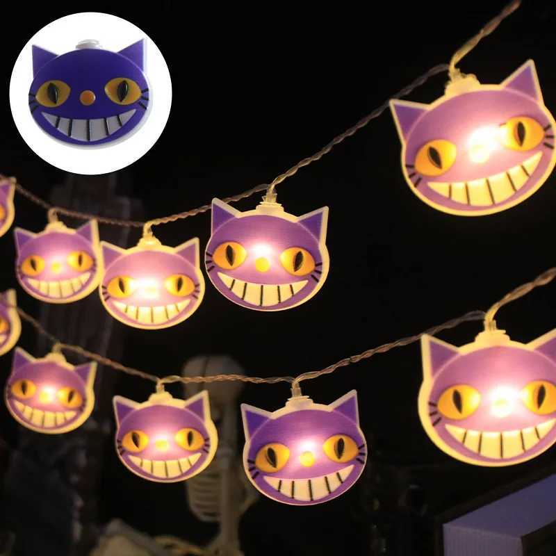 New 3M LED Pumpkin Light String Halloween Decoration Battery Operated DIY Fairy Lamp For Horror Halloween Happy Party Lights C250919