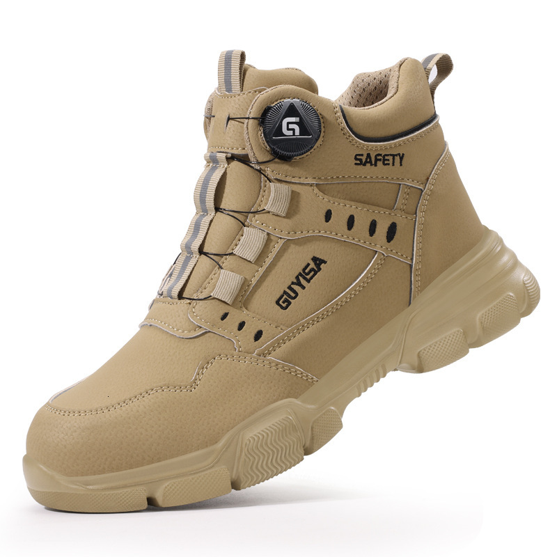 Ddmysheep casual shoes breathable unisex shoes anti-stab anti-shatter lightweight safe shoes with steel toe caps intelligent fasteners all-season work
