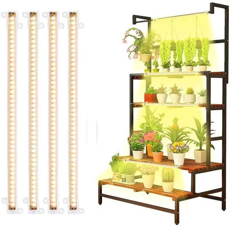 1234 LED Grow Light Strips for Indoor Plants USB Full Spectrum Phyto Lamp Dimmable Timer Seedlings Vegs Plant Growing Light C250919