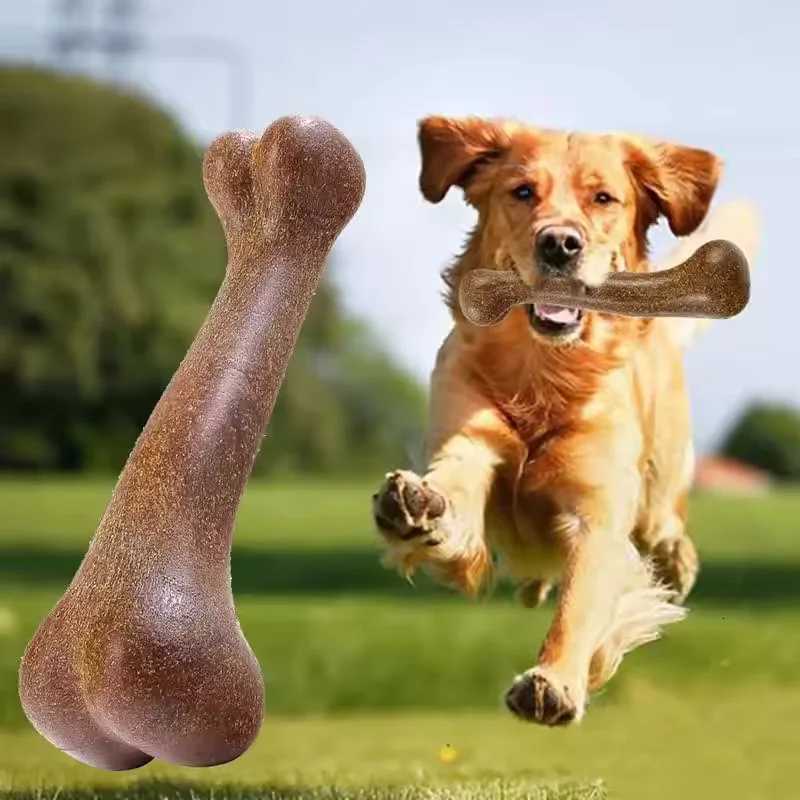 Dog Bone Chews Toys Nearly Ind estructible Natural NonToxic Antibite Puppy Toys For Small Medium Large Dog Pet Chew Toy X250918
