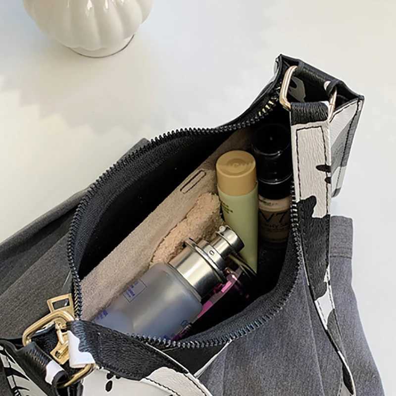 Summer New Shoulder Bags for Women High Quality Zebra Underarm Handbags PU Leather Leopard Armpit Purse Bag Z250915