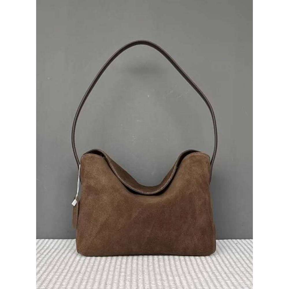 Designer Bag Luxury Bag Office Ladies New Dumpling Strap Bags Genuine Leather Fashion Leisure Versatile Handbag Suede Underarm Shoulder Bag