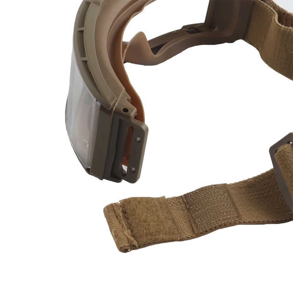 Airsoft Tactical Goggs Windproof Dustproof Cycling Motorcyc Hiking Ski Glasses Paintball Shooting Fast OPS Helmet Safe Gear Y250919