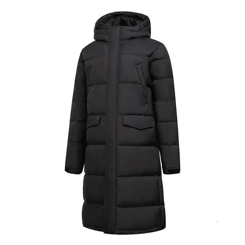 Couples Down Jacket Women's Winter Solid Color Can Be Two Open Long Over Knee Thick Men's Hooded Casual Daily Coat