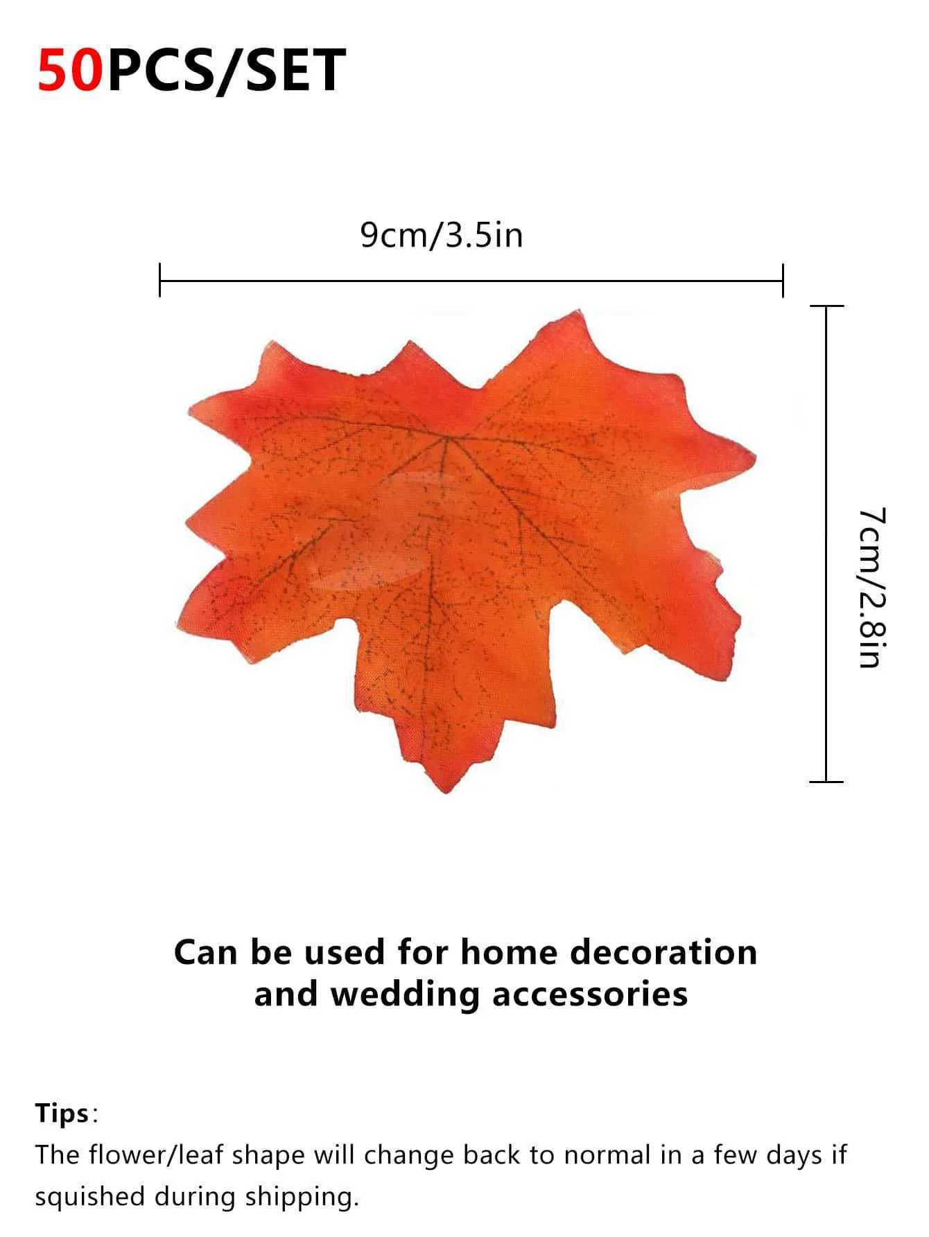 High Quality Silk Maple Leaf Halloween Festival Party Scene Decoration Fall Home Vase Table Wedding Scrapbook Artificial Plants C250919
