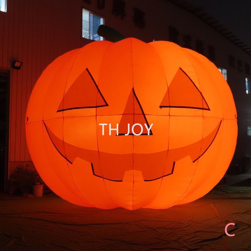 Outdoor activities Halloween Yard Decoration Inflatable Customized pumpkin model, LED lighting Inflatable Pumpkin balloon