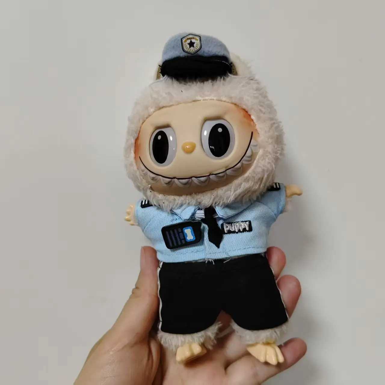 For Labubu Clothes Doll for V1 V2 Doll Clothing Accessories navy police Labubu Clothes Designer gift C250919