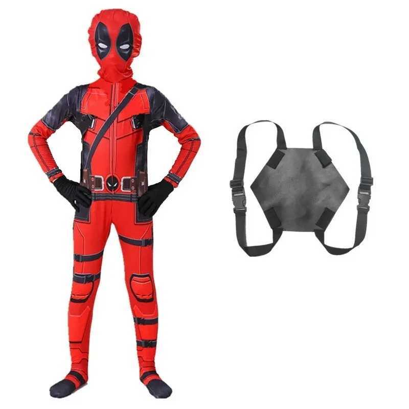 Anime Costume Kids Cosplay Mask Backpack Suit Jumpsuit Superhero Cosplay Bodysuit Jumpsuit Halloween Costume Adult Children L250918