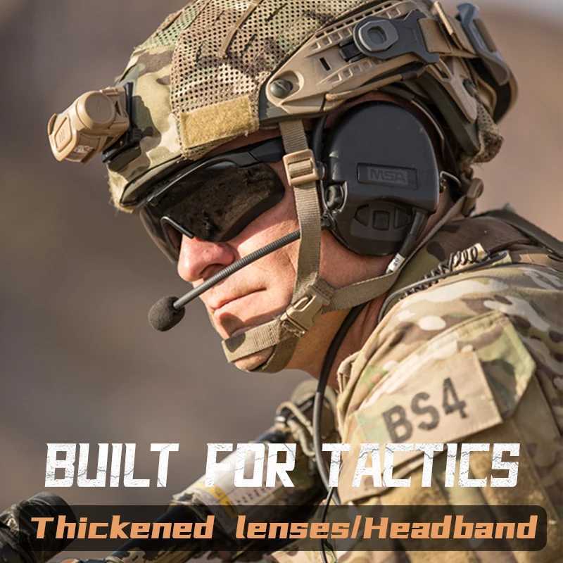 Military Tactical Goggles CS Windproof Shooting Glasses Thick HD 3 Lens Motocross Motorcycle Mountaineering Safe Glasses J250919