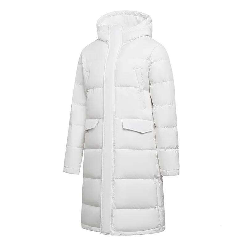 Couples Down Jacket Women's Winter Solid Color Can Be Two Open Long Over Knee Thick Men's Hooded Casual Daily Coat