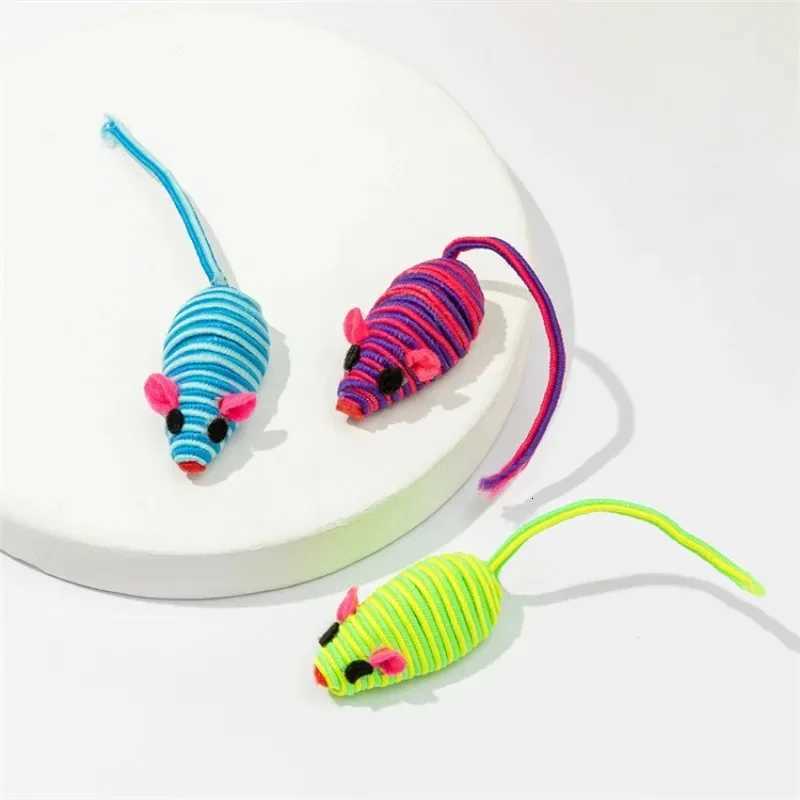 3Pcs Pet Cat Toy Color Winding Mouse Cat Toy Pet Supplies Cat Interactive Chew Toy Pet Accessories X250918