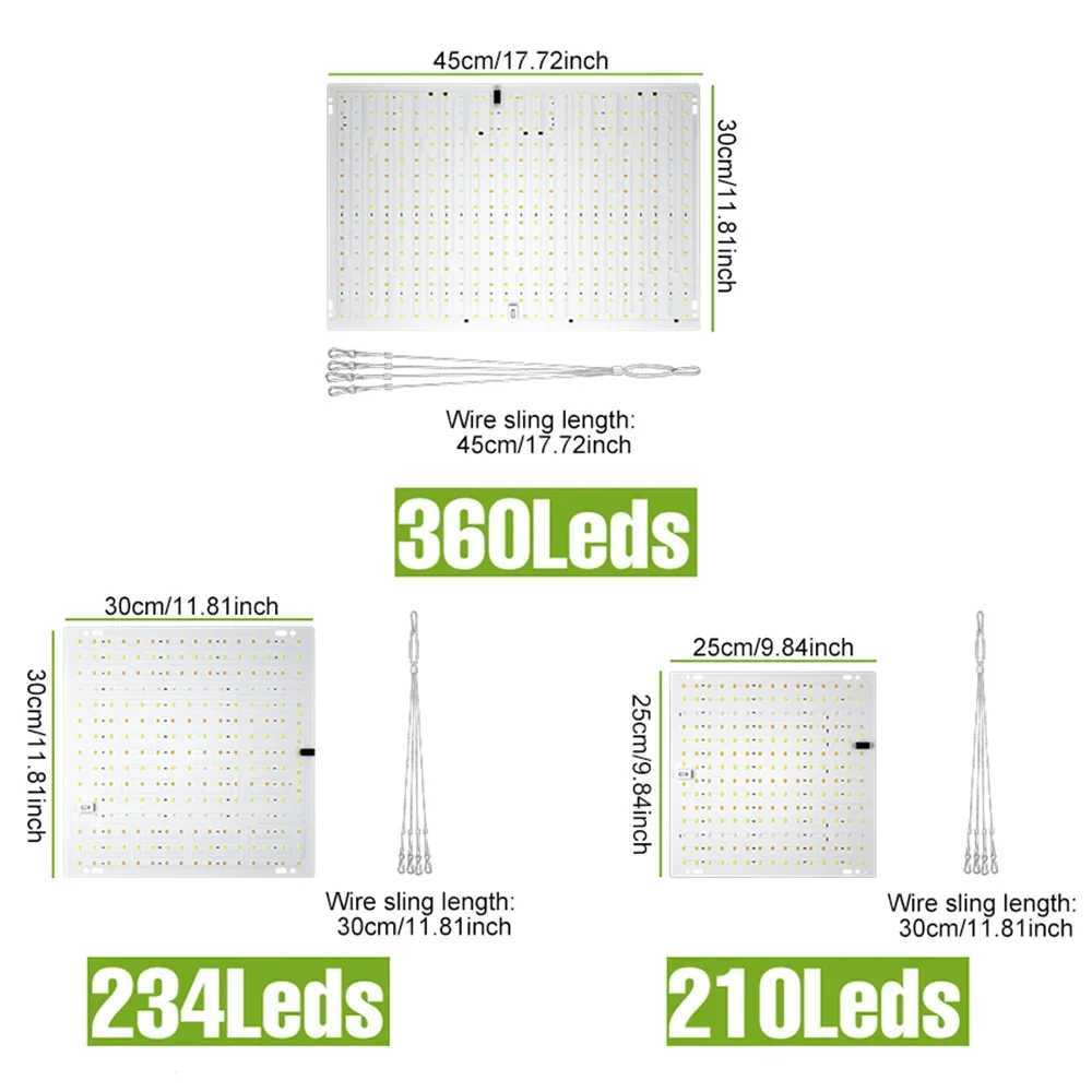 1500W LED Full Spectrum Plant Grow Lamp UV IR Indoor Quantum Board 1000W Greenhouse Tent Cultivation Light 110V Flower Succulent C250919