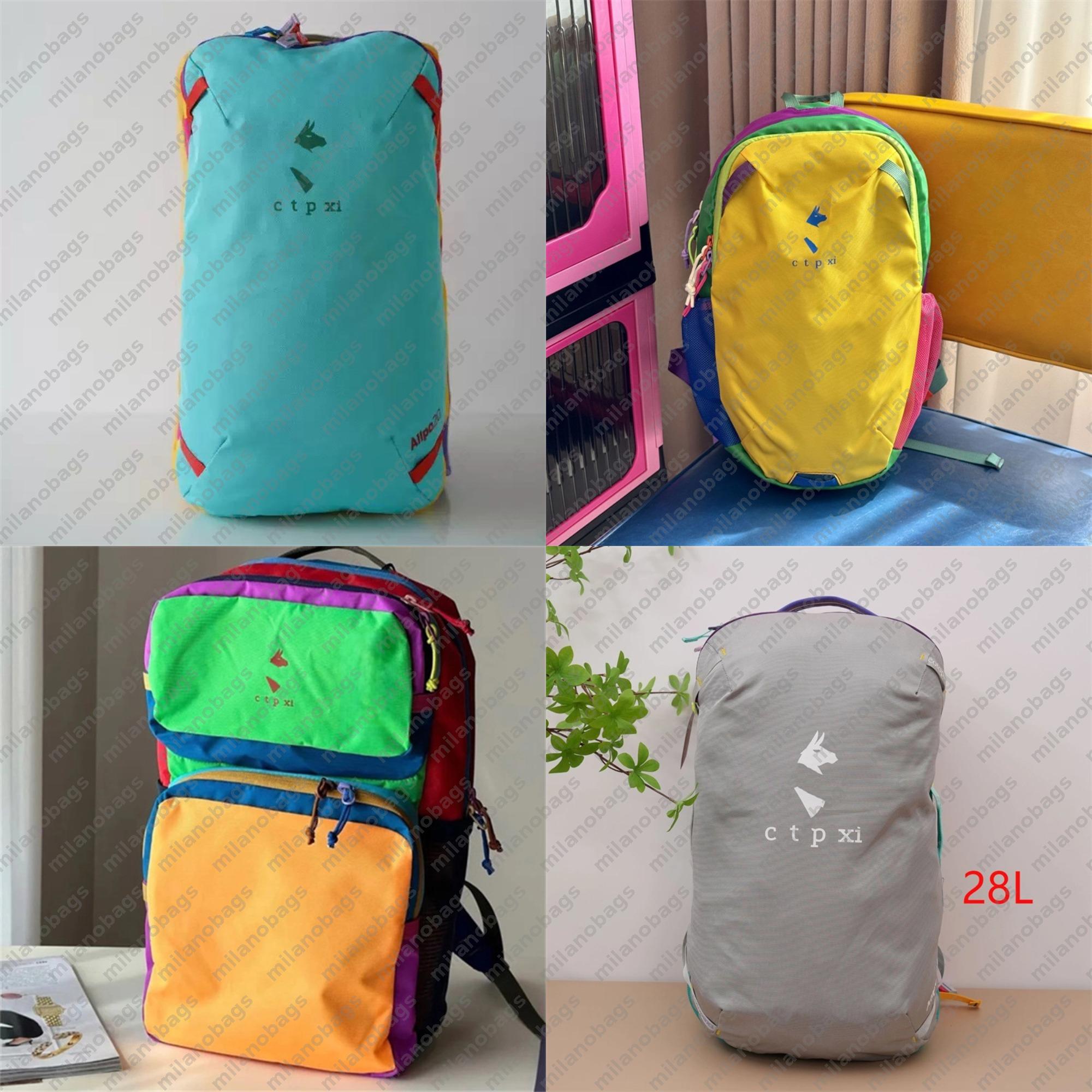 Allpa 28L Backpack Designer Sports Outdoor Packs Men And Women Brand Nylon Climbing Duffle Sport Back Packs Hiking Large Capacity Shoulder Bags