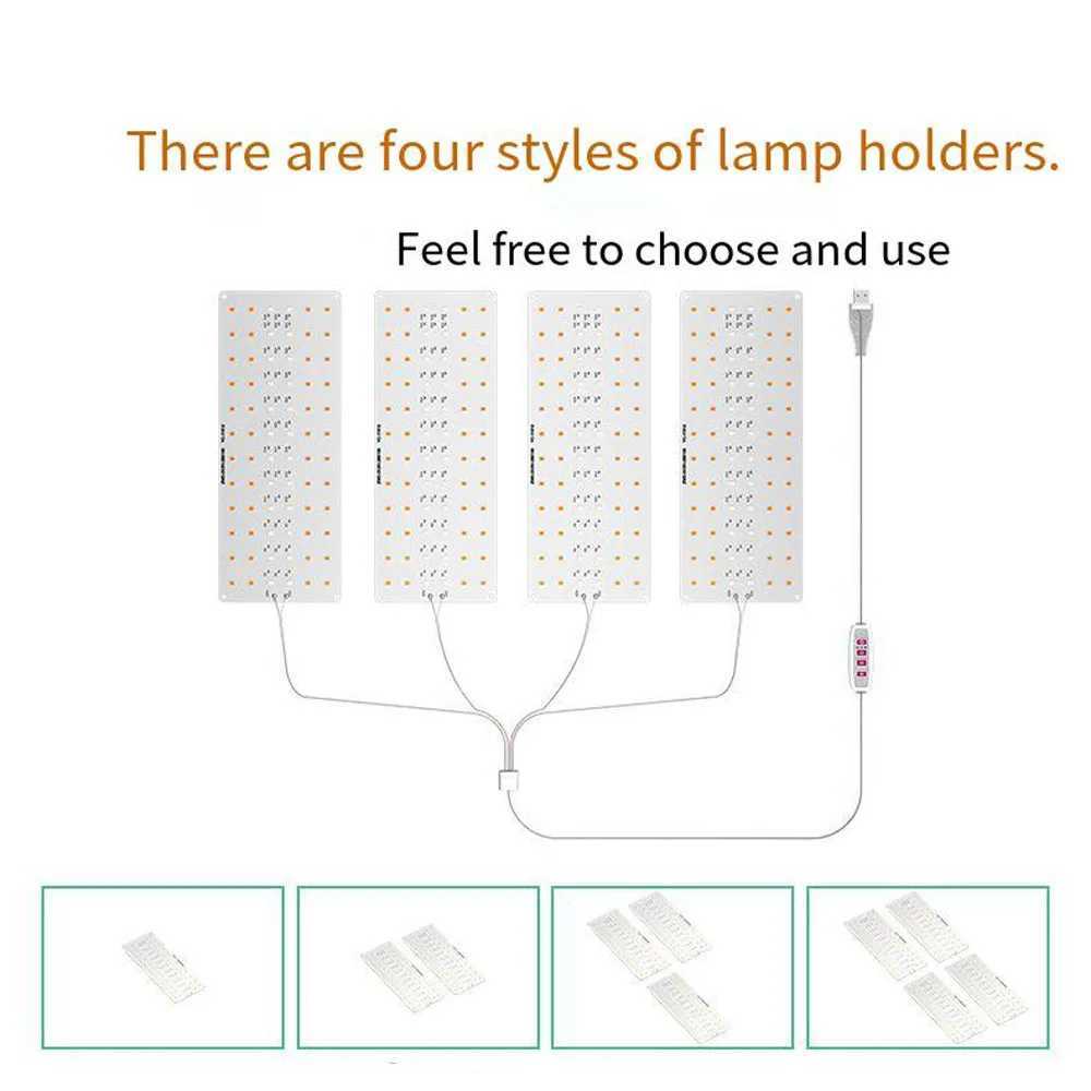 Indoor LED Growth Light USB Quantum Board Plant Supplemental Lighting Hanging 5V Plant Lamp for Indoor Gardening C250919