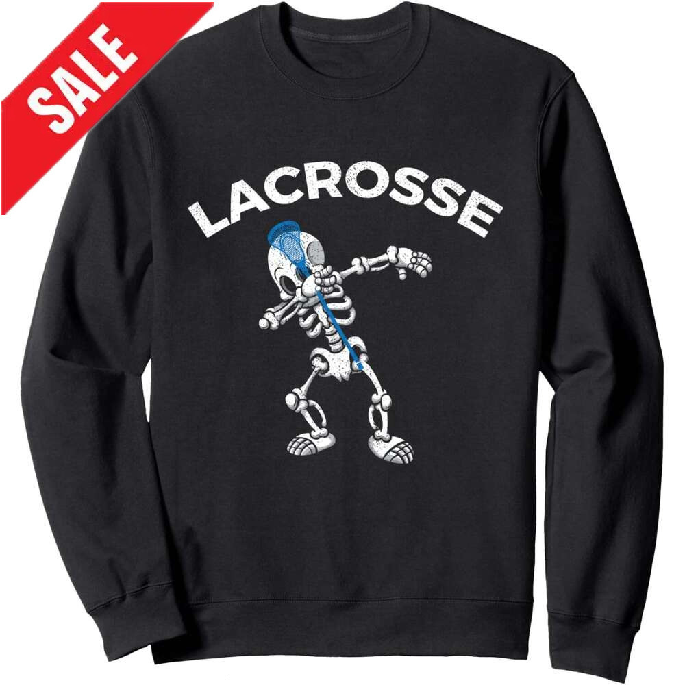 Long Sleeve Shirts for Men sweatshirt Halloween Dabbing Skeleton Lacrosse Dab Dance Gift Sweatshirt Tee Streetwear Casual tops clothes 2025
