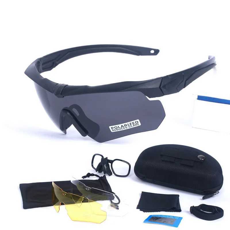 Military Tactical Goggs Airsoft Windproof Shooting Glasses HD 6 ns Motocross Motorcyc Mountaineering Rock Climbing Glasses Y250919