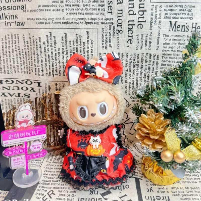 Lovely Magic Witch Set For 17cm Labubu Mini Doll Clothes Matching Halloween Pumpkin Trendy Accessories For Ropa Labubu V2V3 C250919