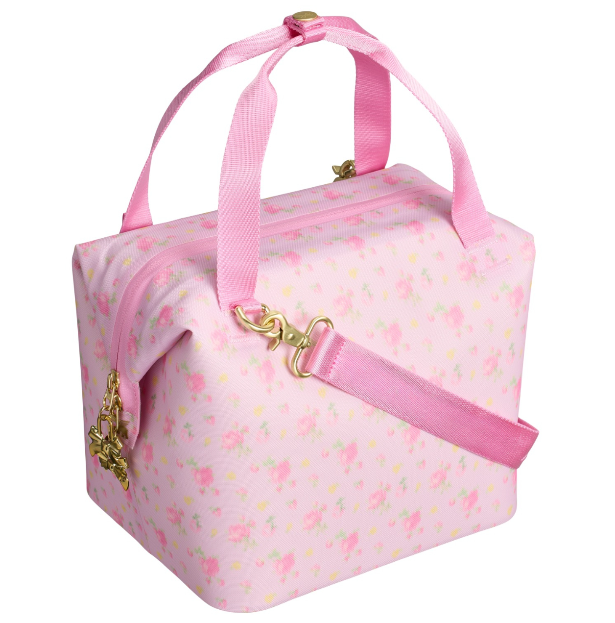 USA Warehouse Lunch bag whole day recycled polyester ice bag 12 hour cooling travel ice bag all 40 ounce cup crossbody bag with phone pocket Travel ba