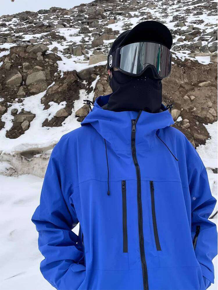 Unisex Ski Jacket For Men Women Windproof Winter Overalls Hoodie Waterproof Oversized Outdoor Jackets Snowboard Sports Clothing