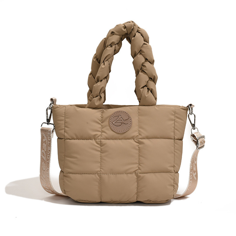 2025 New Fashion Women's Bag Cotton Down Handbag Designer Crossbody Bag
