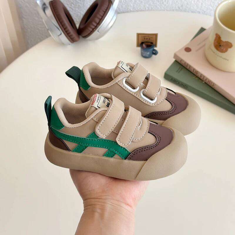 Children's Forrest Gump Four Seasons Green Boys Girls Walking Shoes 2-8 Years Old Waterproof Non-slip Kids Baby Sneakers