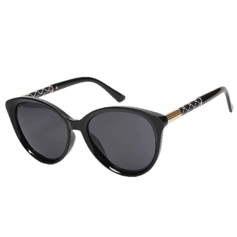 New cat's eye ladies polarized sunglasses sunscreen fashion backpack upscale