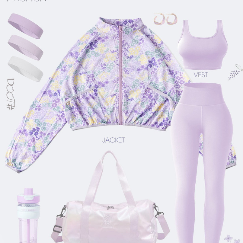 Summer New Women's Mesh Breathable Quick-Dry Long Sleeve Jacket Sports Vest Shaping Fitness Yoga Pants Three-Piece Set