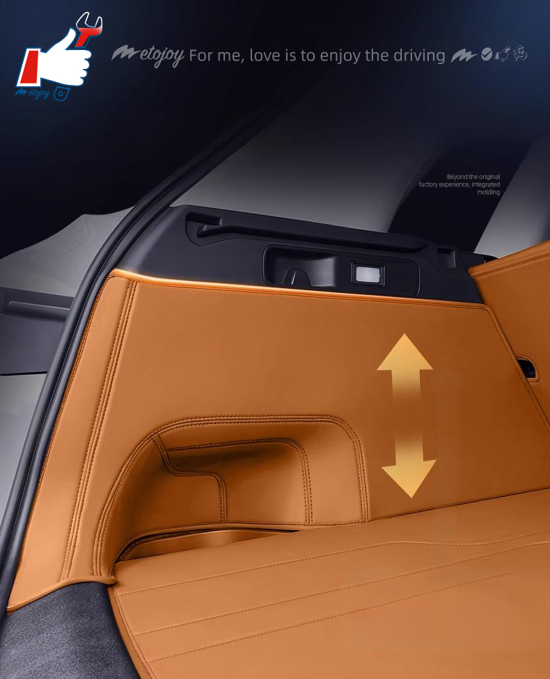 For Mazda EZ6 2024 Car Trunk Mat Custom Fit Cargo Mat 3D Shaped Trunk Liner XPE Trunk Protection Mat Chair-Back Protection Mat Rear Trunk Full-surroun