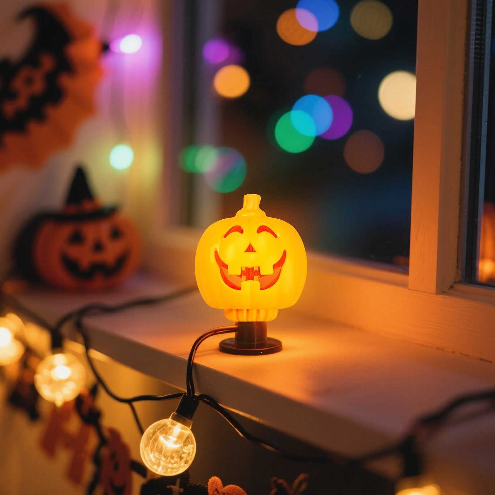 YHOPE Light Up Pumpkin LED Pumpkin 3W Realistic Vintage Lamp Sturdy Energy Efficient Design 327 Inches C250919