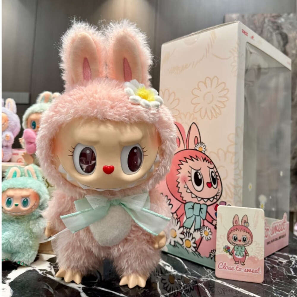 Gifts Plush Ular Doll Market Sweet Mokoko Close To Sweet 38Cm Labubu Vinyl Character Plush Doll Cotton Anime Collection Home