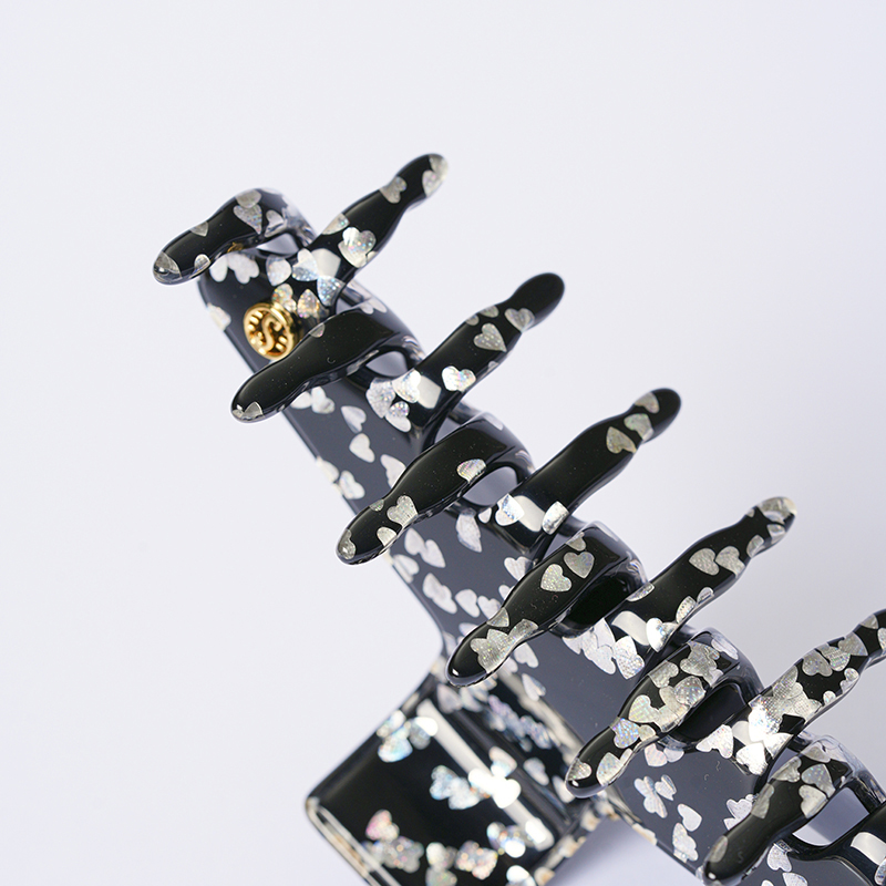 New Acetic Acid Board Disc Hair Clipper Fashionable Geometric Hair Claw Shaped Hair Clipper Simple and Elegant Hair Accessories