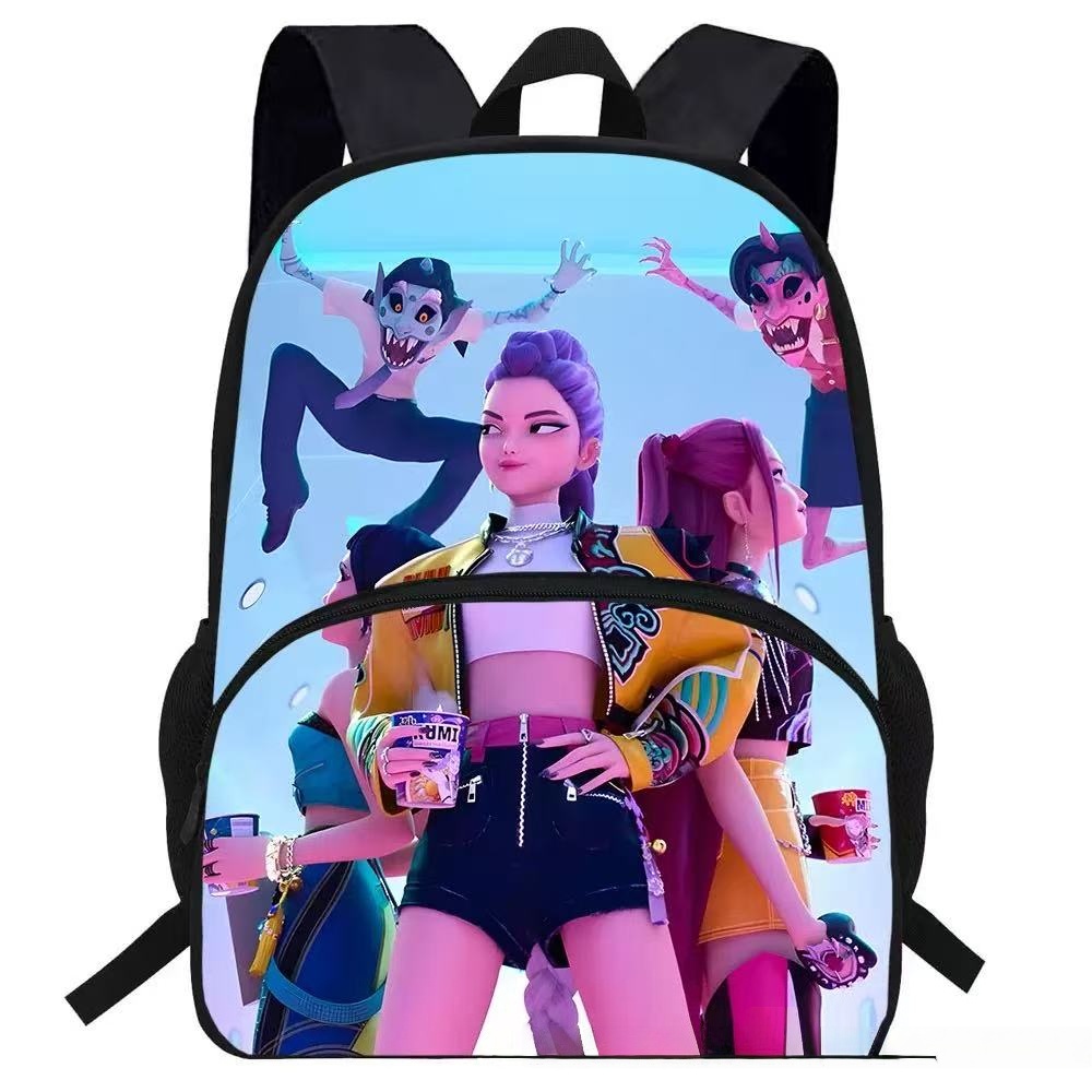 Kpop Demon Hunters 2025 New Model School Backpack College Style Lightweight Backpack