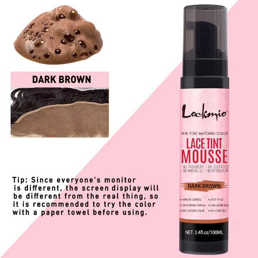 Wig Tint Foam for Lace Front Dyeing Mousse Natural Quick Dry Grid Invisible Color Hair Spray for Toupees F250918