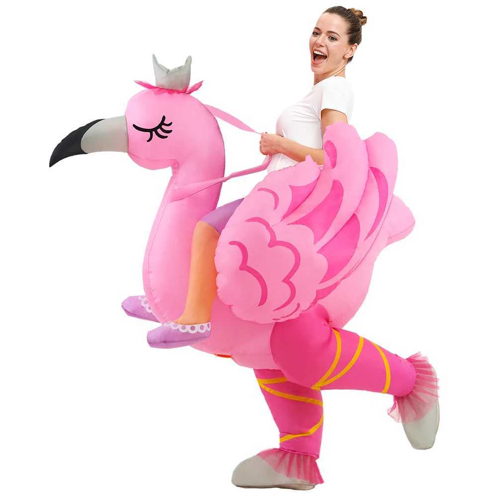 Adult Rooster Flamingo Inflatable Costume Animal Anime Dress Suit Purim Halloween Christmas Party Cosplay Costumes L250918